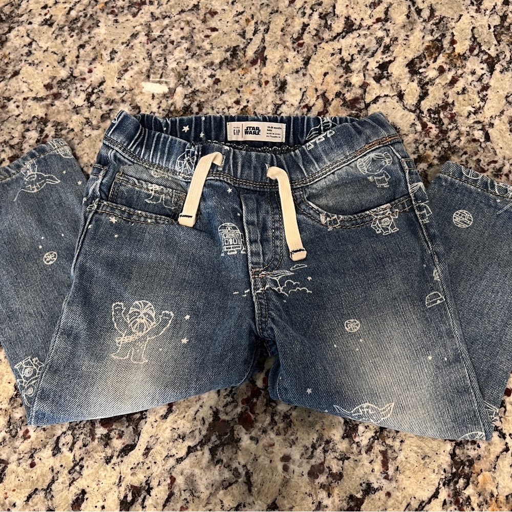 Sweet Little Toddler Star Wars Jeans
